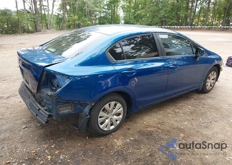 2012 Honda Civic Lx из США, поврежденный, VIN 19XFB2F57CE082470
